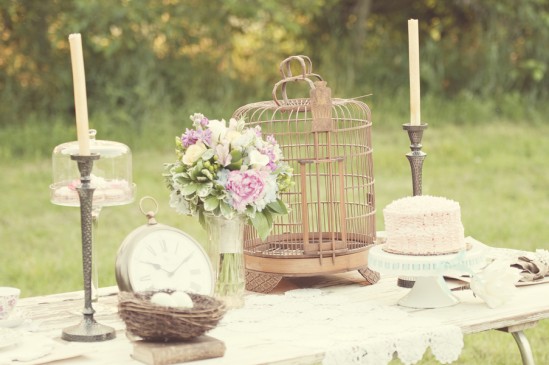Birdcages make for beautiful wedding details They look gorgeous holding 