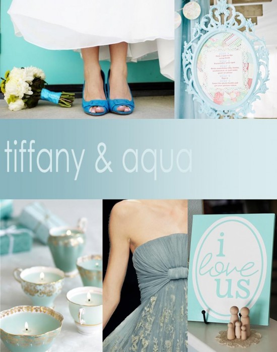 Tiffany & Aqua Wedding Inspiration Blue